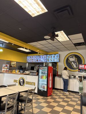 Inside Quik Burrito